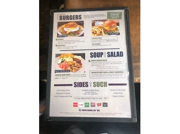 Huckleberry's menu photo
