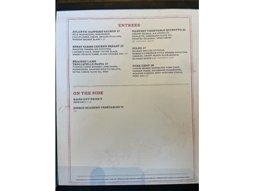 Hudson Garden Grill menu photo