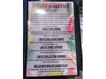 Huey's Collierville menu photo