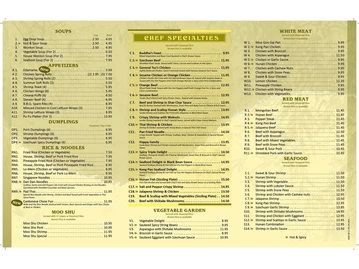 Hunan River Bistro menu photo