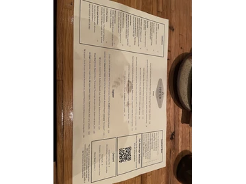 Husk menu photo