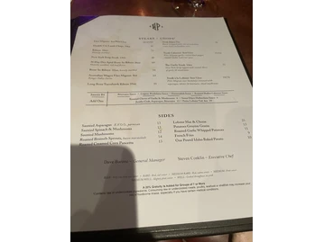 Hyde Park Prime Steakhouse menu photo