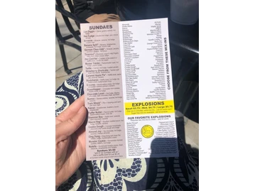 Ice Cream Station menu photo