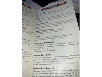 Ice House Pub menu photo