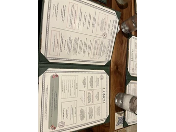 Ida Claire menu photo