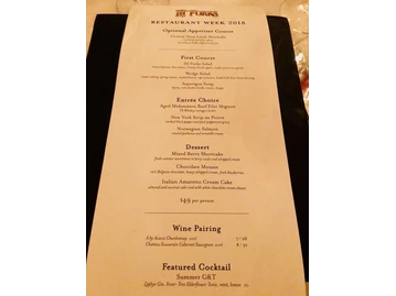 III Forks menu photo