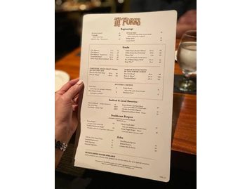 III Forks Steakhouse menu photo