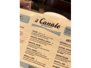 il Canale menu photo