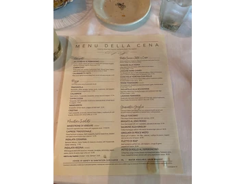 Il Fornaio menu photo