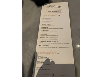Il Fornaio Santa Clara menu photo