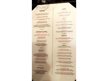 Il Mulino New York Trattoria menu photo