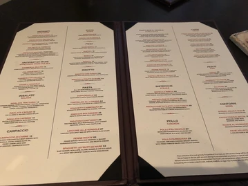 Il Mulino New York Trattoria menu photo