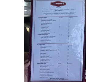Il Primo Northshore menu photo