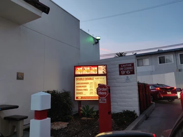 In-N-Out Burger menu photo