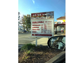 In-N-Out Burger menu photo