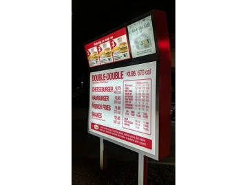 In-N-Out Burger menu photo