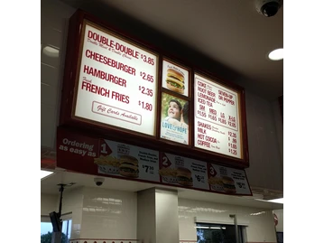 In-N-Out Burger menu photo