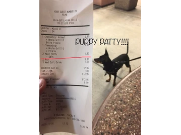 In-N-Out Burger menu photo