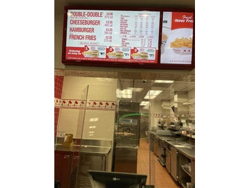 In-N-Out Burger menu photo