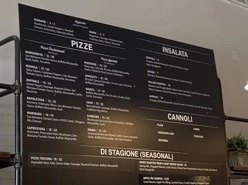 Inizio Pizza Napoletana menu photo