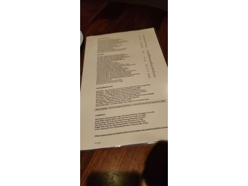 Ironwood menu photo