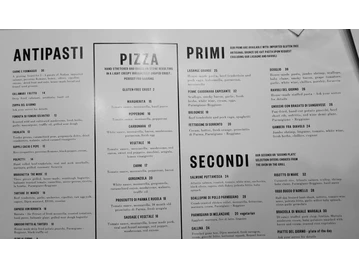 Italian by Night menu photo