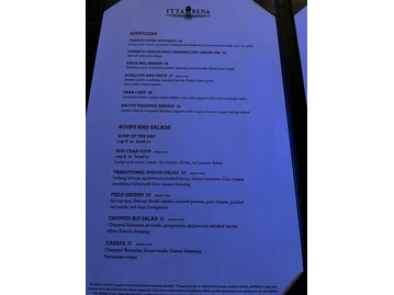 Itta Bena menu photo