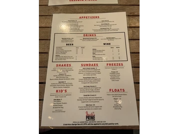 Jack's Prime Burgers & Shakes menu photo