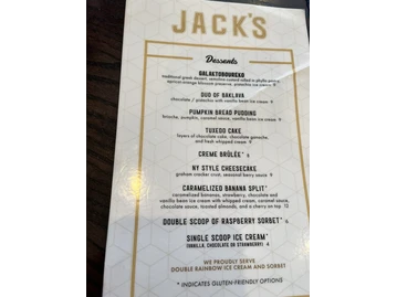 Jack's Restaurant and Bar - San Bruno menu photo