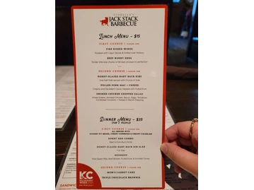 Jack Stack Barbecue - Plaza menu photo