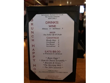 Jak's Grill menu photo