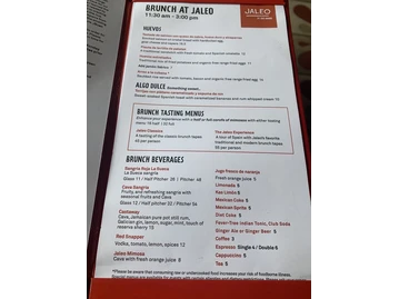Jaleo by José Andrés menu photo