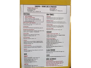 Jaleo by José Andrés menu photo