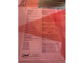 Jax Fish House & Oyster Bar - Boulder menu photo