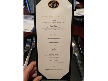 Jeff Ruby's Precinct menu photo