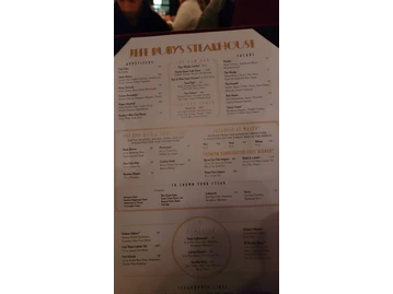 Jeff Ruby's Steakhouse menu photo