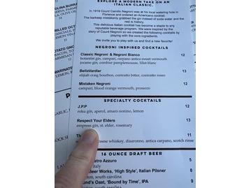 Jianna menu photo