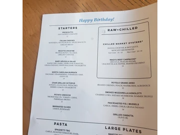 Jianna menu photo