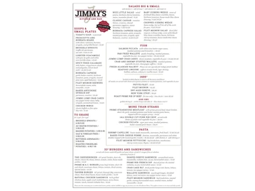 Jimmy's Kitchen and Bar menu photo