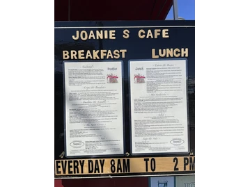 Joanie's Cafe menu photo