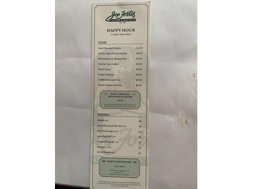 Joe Fortes Seafood & Chop House menu photo