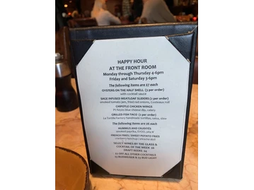 John Ash & Co. menu photo