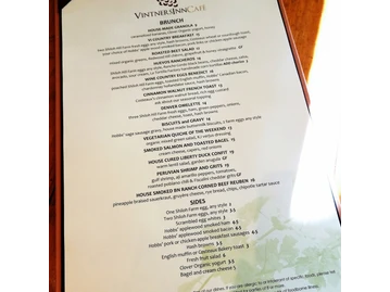 John Ash & Co. menu photo
