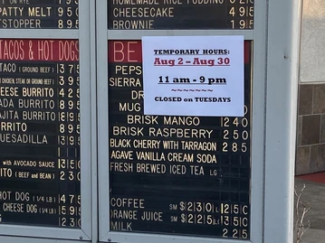 John's Hamburgers menu photo