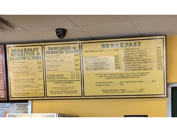 John's Hamburgers menu photo