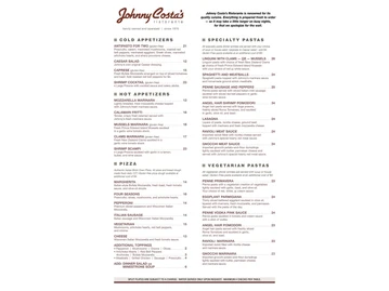 Johnny Costa's Ristorante menu photo