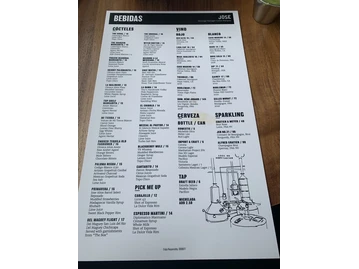 Jose menu photo