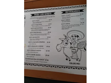 Juan's Flaming Fajitas & Cantina menu photo