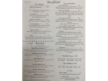 Juarez Restaurant & Bakery menu photo
