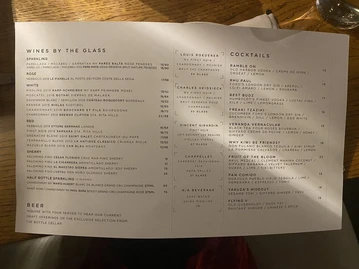 Juniper & Ivy menu photo